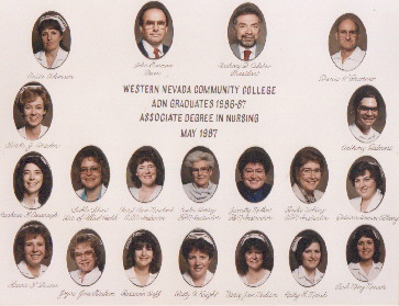 Patti's RN class picture, May 1987
