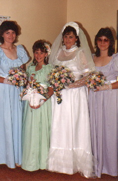 Patti and her Brides' Maids